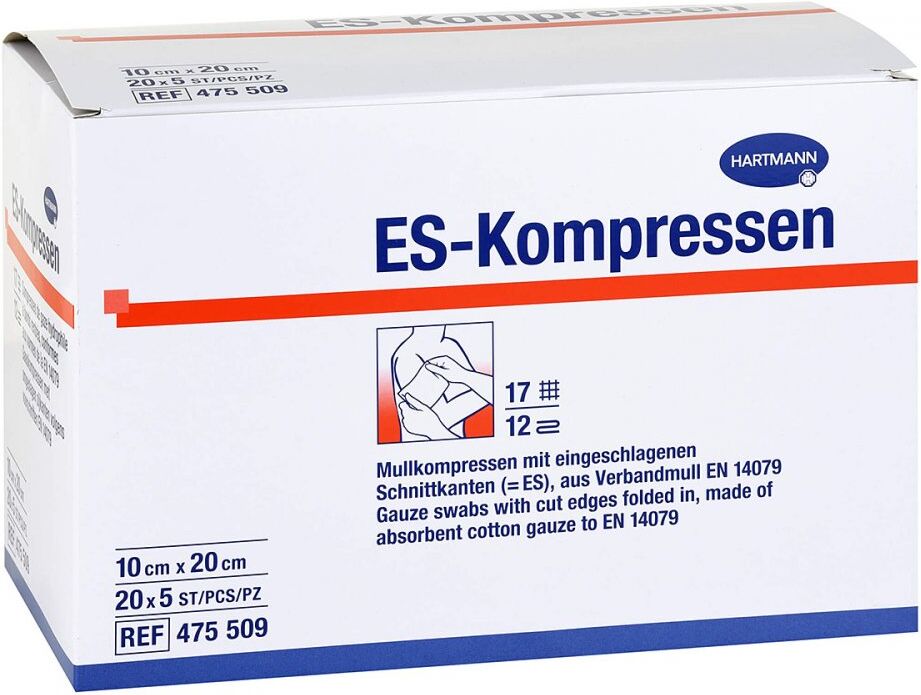 Es-kompressen steril 10x20 cm