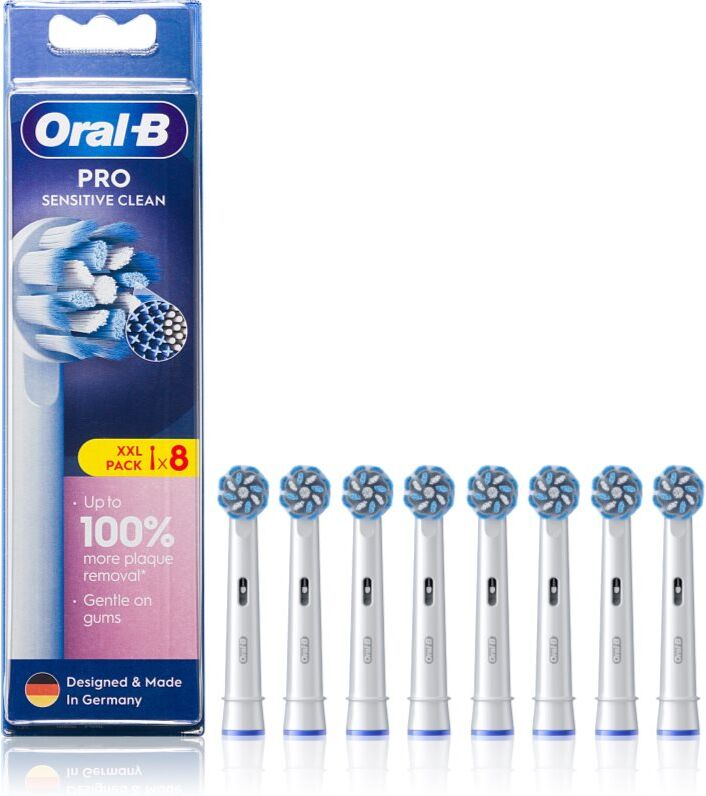Oral-B PRO Sensitive Clean têtes de remplacement pour brosse à dents 8 pcs