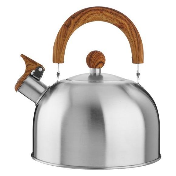 Eva- Kochen und Haushalt Eva Flötenkessel rostfreiHolzgriff 2,5L (2.50 l) (22921236)