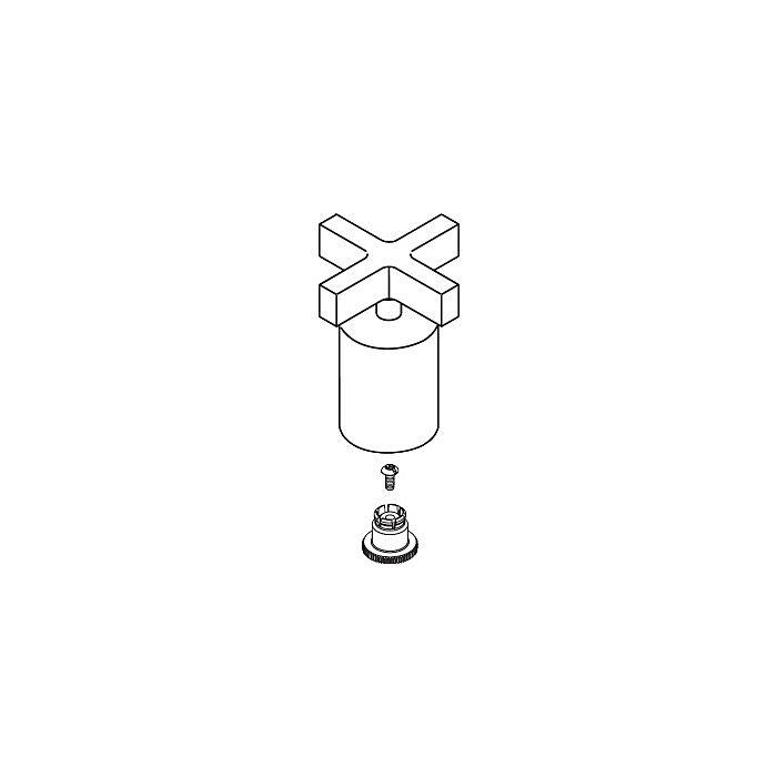 hansgrohe Kreuzgriff Axor Citterio 2-L.Armatur 39392000 Wannenrand Ab-/Umstellung chrom