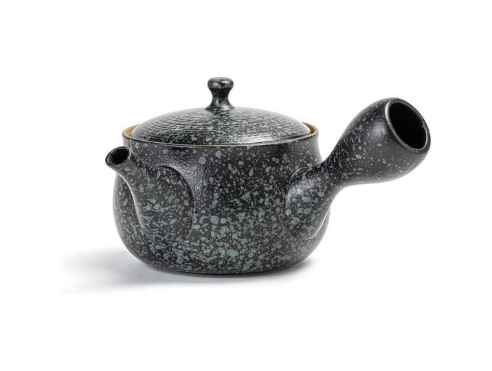 Teekanne mit Teefilter 250 ml Rock Black, Schwarz, Keramik, 10x10 cm, Geschirr, Kannen & Karaffen, Teekannen