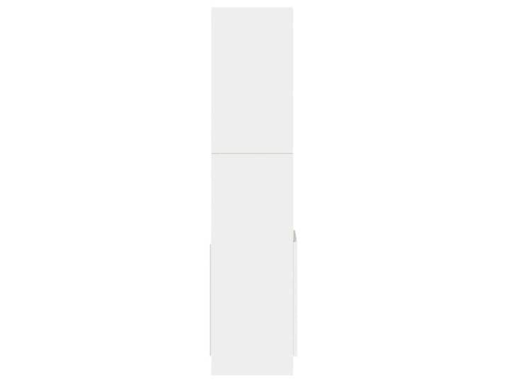 Bibliothèque SOLOMOON CHIC Buffet haut - pour salon - blanc 92x33x140 cm bois d'ingénierie BB119