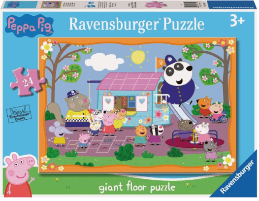 Ravensburger Peppa Pig Peppa's Clubhouse 24 Piece Giant Floor Puzzle for Kids 3+