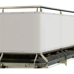 BALKONUMSPANNUNG SolVision PB2 90/300 cm Weiß PE