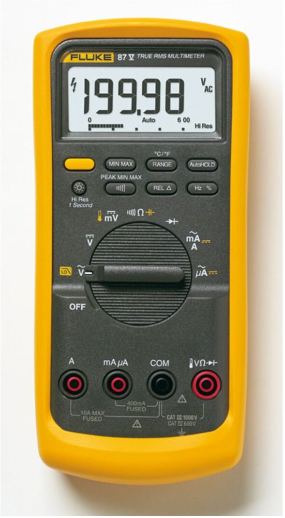 Fluke FLUKE-87-5/EUR Echteffektiv-Multimeter für Industrie mit Temperaturmessung, 3947858)