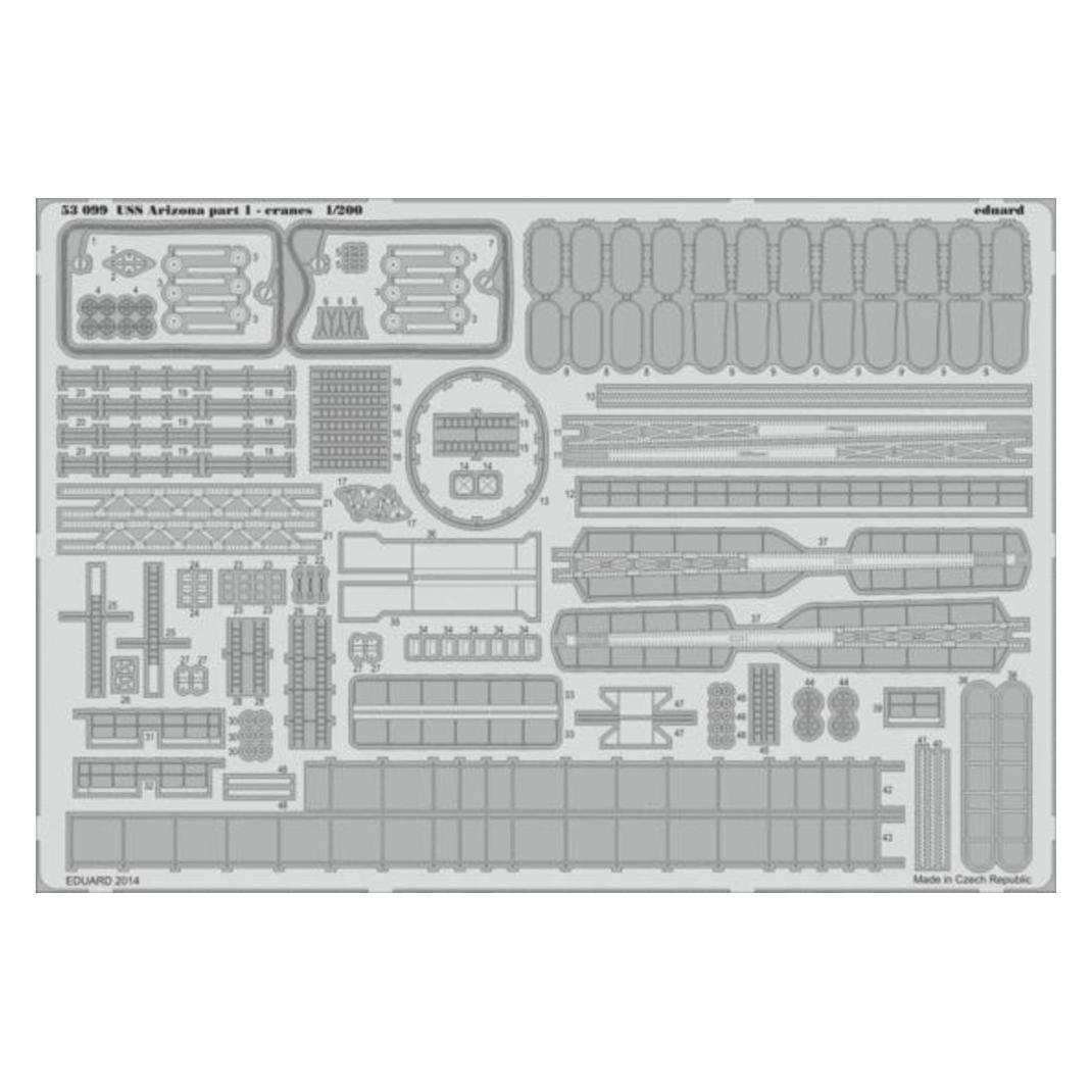 Eduard USS Arizona part 1-cranes for Trumpeter (53099)