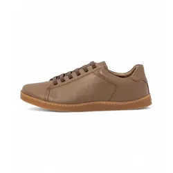 El Naturalista Unisex. 2591011UN005_039 Angenehme graue Lederturnschuhe (36), Wohnung, Schnürsenkel, Lässig