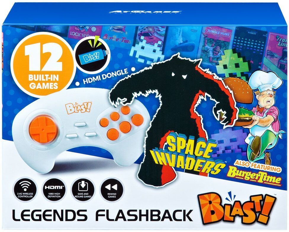Retro Blast Blast Legends Space Invaders Consola (12 games)