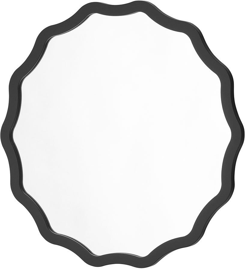 Metro Brexten Wall Mirror Matte Black 90cm H x 90cm W