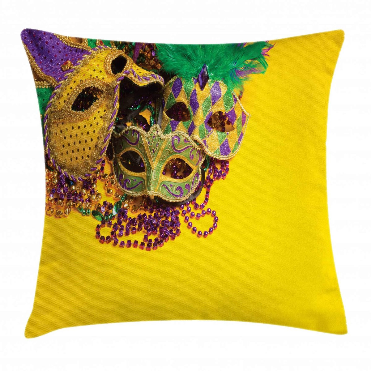 ABAKUHAUS Carnaval kussenhoes Venetiaans, tweezijdig bedrukt, 40 x 40 cm