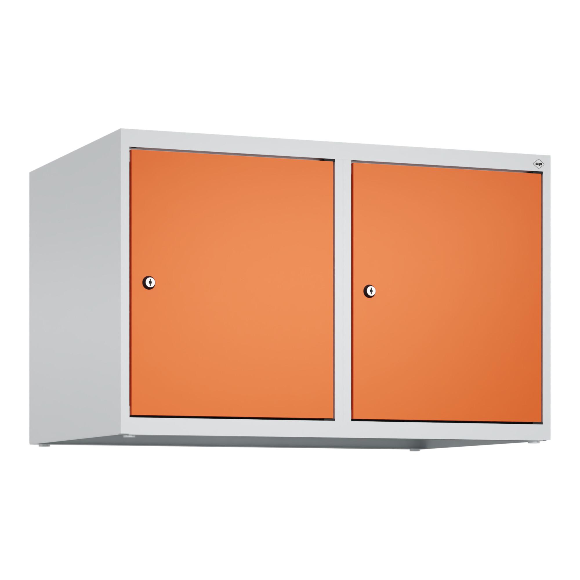 C+P Aufsatzschrank, 7035/2004 500x800x500mm Verschluss Zylinderschloss 2 Abteile ; C + P Möbelsysteme (080090-22|S10031)
