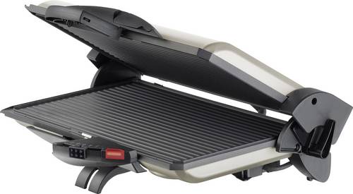 Steba PG 4.4 Elektro Kontaktgrill mit manueller Temperatureinstellung Champagner, Schwarz