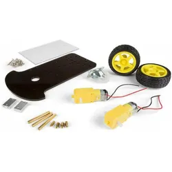 Velleman 2 Wheel Drive Motor Chassis Kit, Entwicklungsboard Zubehör, Schwarz
