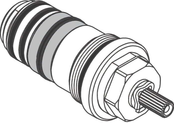 Hansgrohe MTC Regeleinheit Pharo ohne Anschlag 96668000 für K4-Steuerung