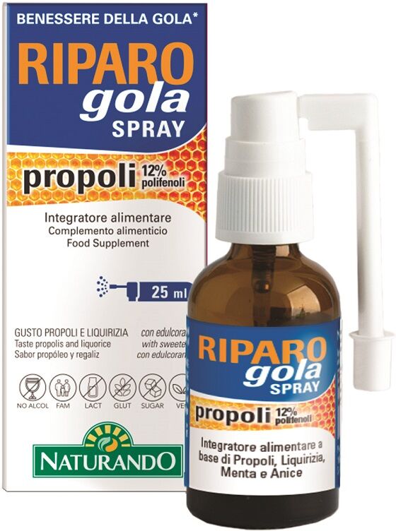 NATURANDO Srl Riparo Gola Spray, 25 ml
