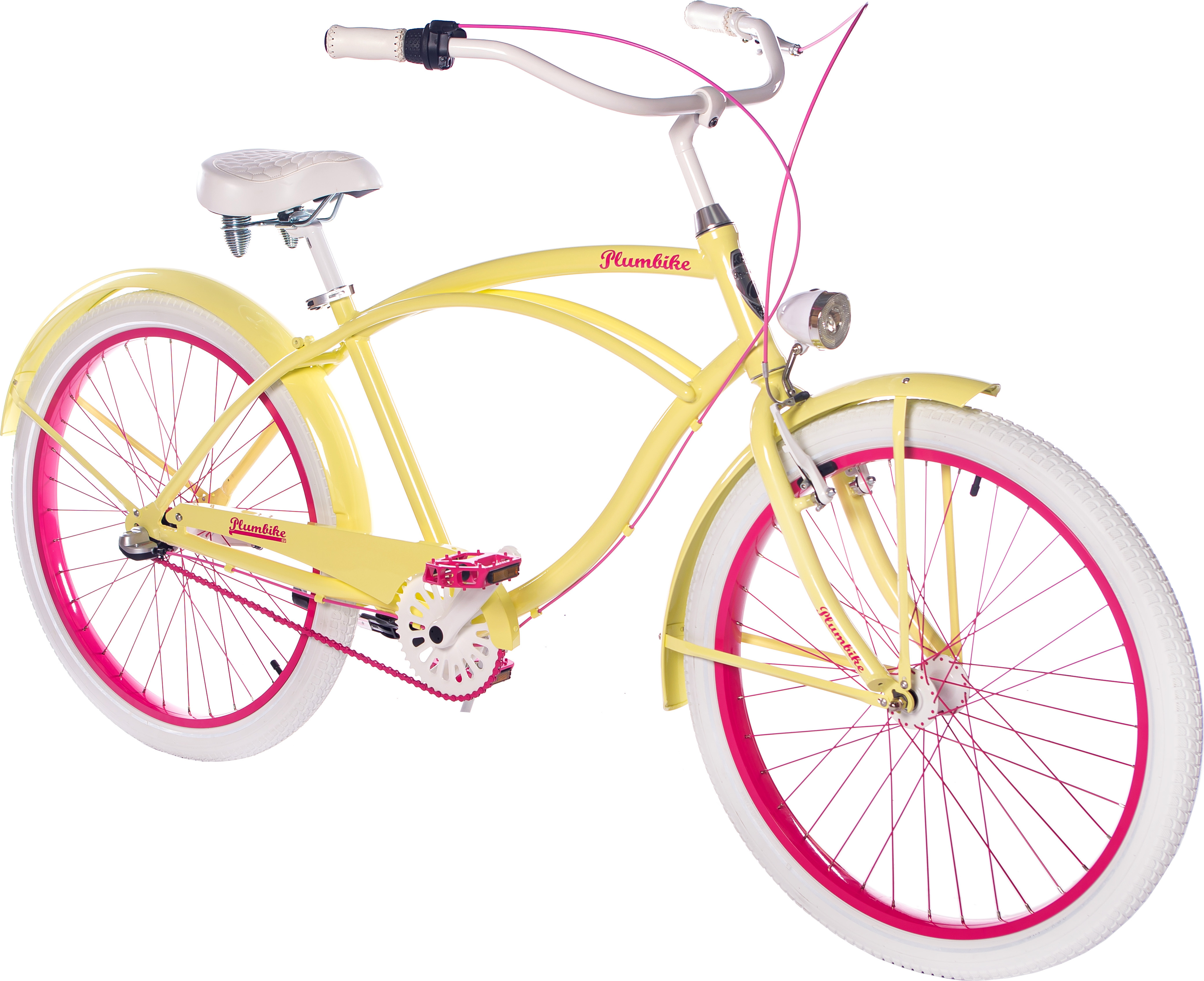 Plumbike Rider Rad 26" Lemonade 3-Gang, V-Brake - Kanariengelb