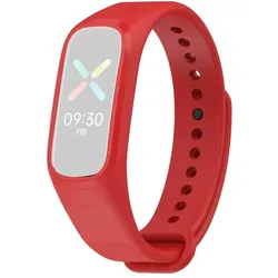 Cover-Discount OPPO Band - Silikon Ersatzarmband rot (Silikon), Uhrenarmband, Rot