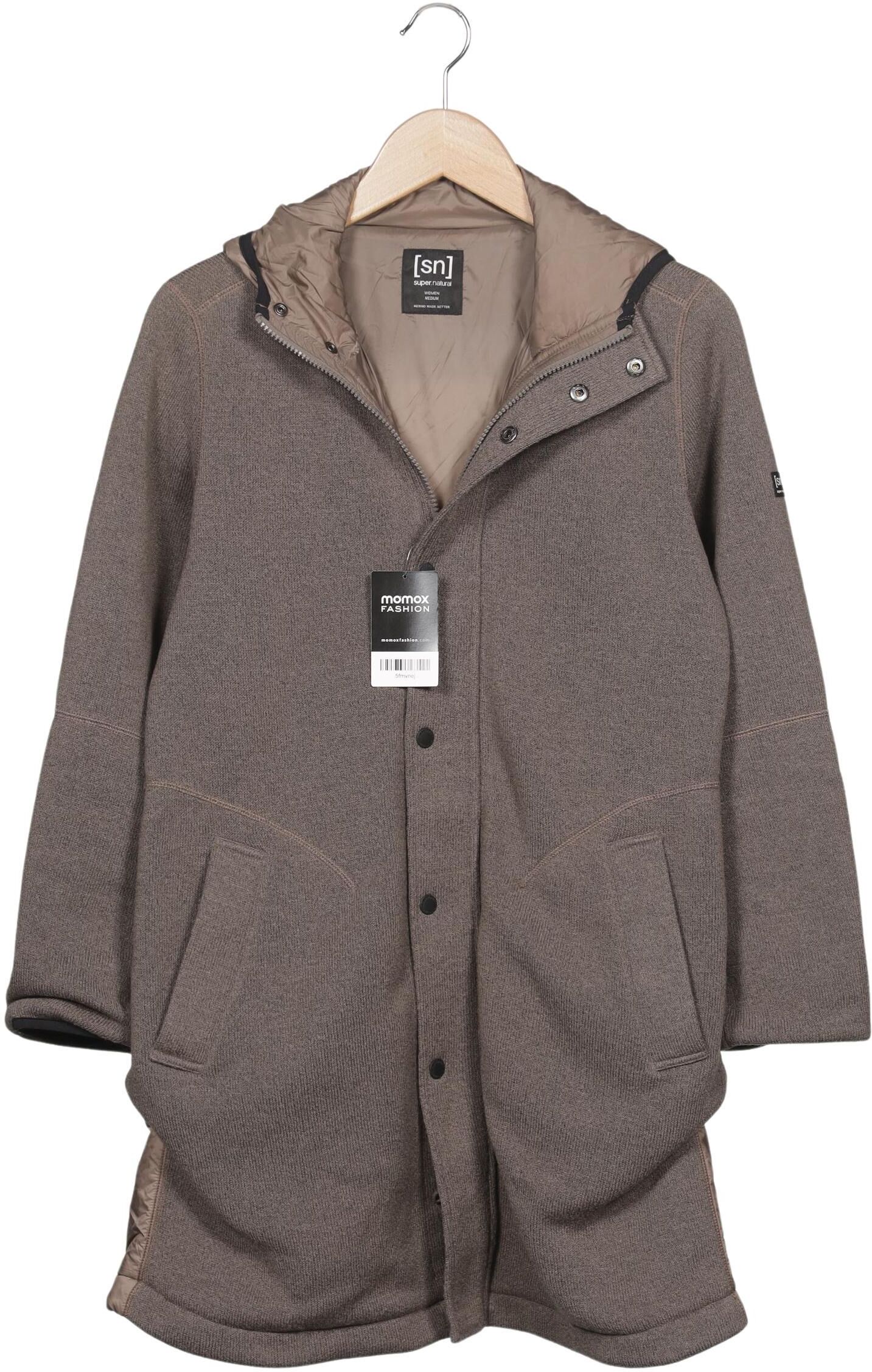 Super natural Damen Mantel, Beige, Gr. M, Synthetik / Merino - Second Hand