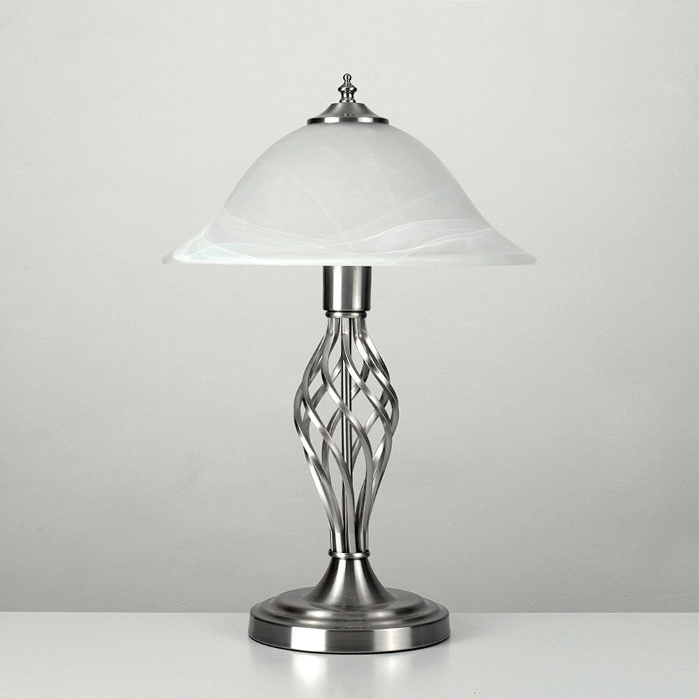 Brayden Studio Mancia Standard Chrome 52cm H X 24cm W X 92cm D
