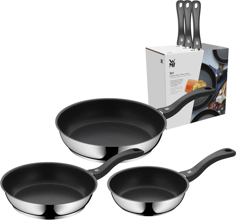 WMF Devil koekenpan set, 3-delig, 20 cm, 24 cm en 28 cm