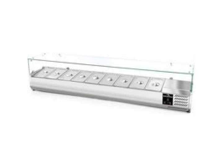 Vitrine à ingrédients réfrigérée 2000x395mm (9x GN1/3) PREMIUM - GOLDINOX