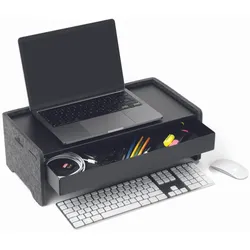 DURABLE Monitorständer EFFECT Schublade schwarz