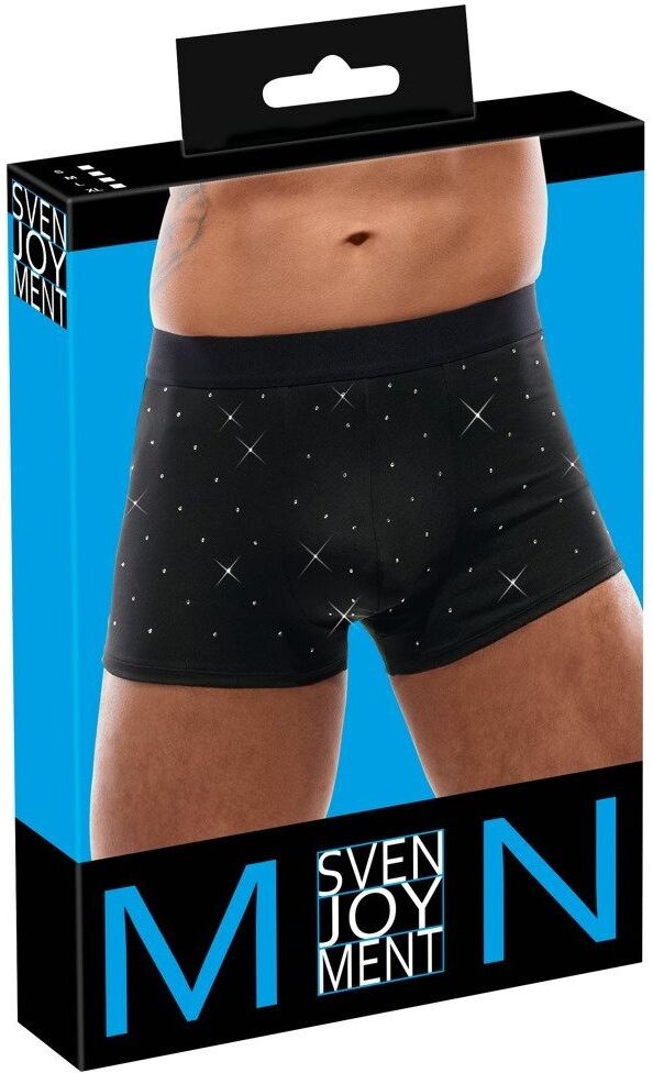 Svenjoyment Boxer moulant avec strass scintillants