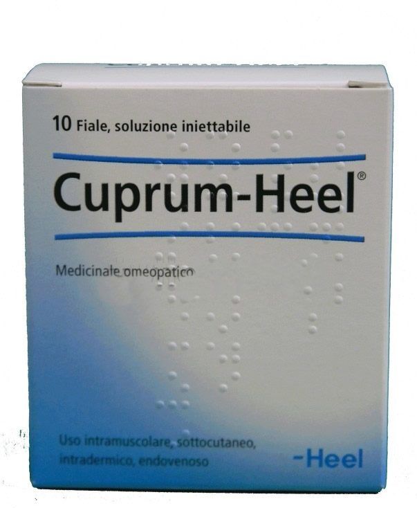 GUNA SpA Cuprum-Heel 10 Fiale da 1,1ml - Medicinale omeopatico