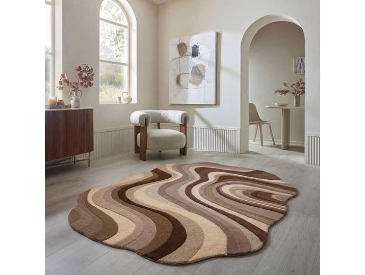 Wollteppich Envy Beige/Beige 140 x 200cm Wolle