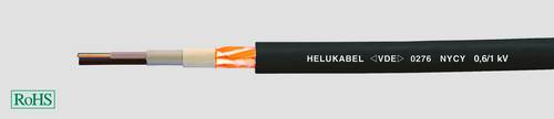 HELU 32220 Erdkabel NYCY 5 x 1.5mm² Schwarz 100m