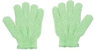 Uplift Essentials Exfoliating Bath Gloves green 2pcs
