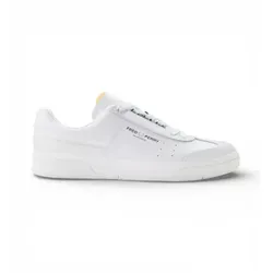 Fred Perry für Herren. B2317-200 Leder Turnschuhe B302 weiß (45), Wohnung, Schnürsenkel, Lässig