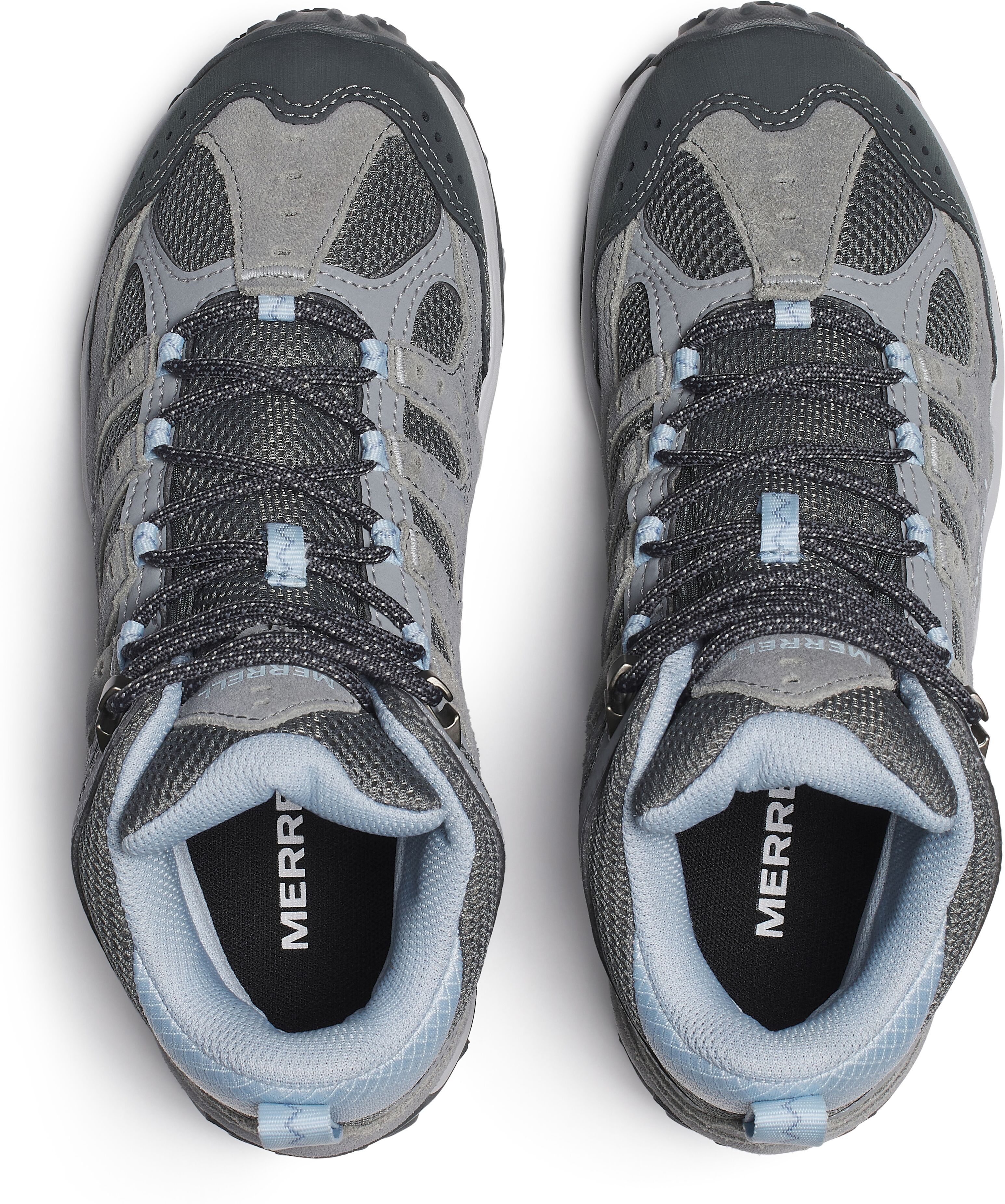 Wanderschuh MERRELL "ACCENTOR 4 MID WP", Damen, Gr. 37, grau (cement), Leder, Schuhe Wanderschuh cement 37