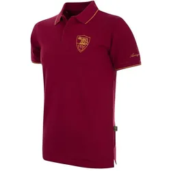 Copa Football, Herren, Fussballtrikot, AS Roma Heritage Polo Rosso (L), Rot