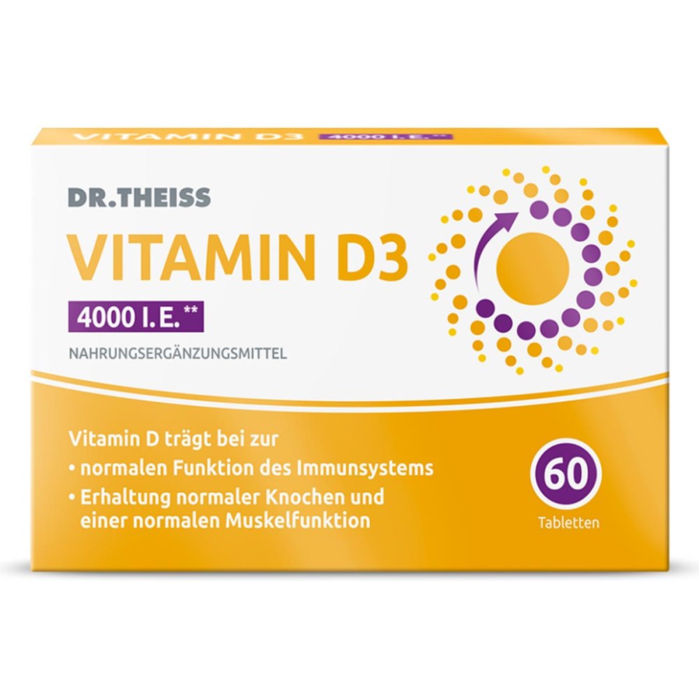 Dr. Theiss Naturwaren GmbH Dr. Theiss Vitamin D3 Tabletten 4000 I.E. 20343647