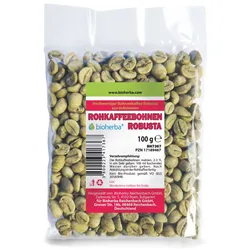Rohkaffeebohnen Robusta 100 g