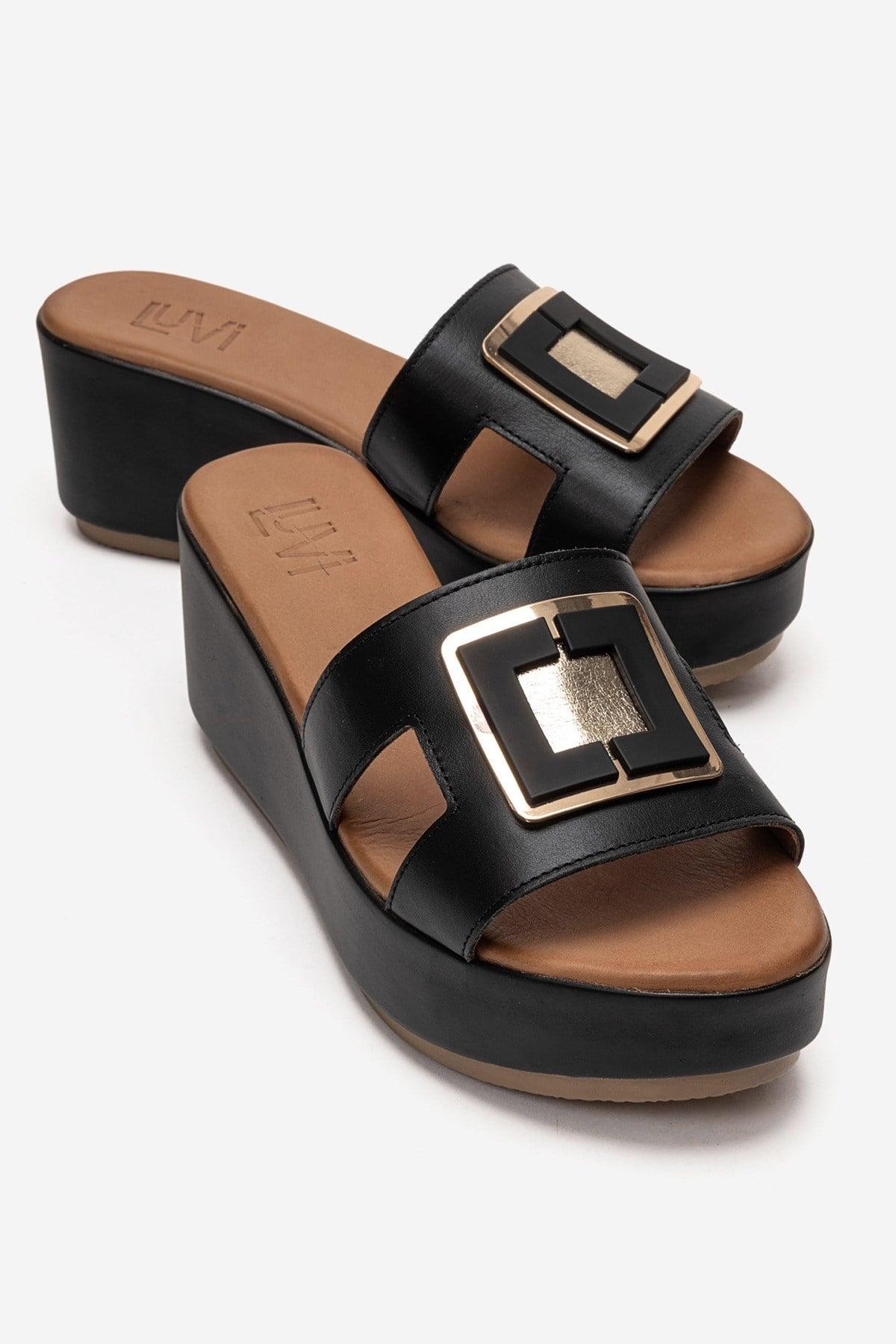 Hiola Leder Plateau Sandale (Damen)