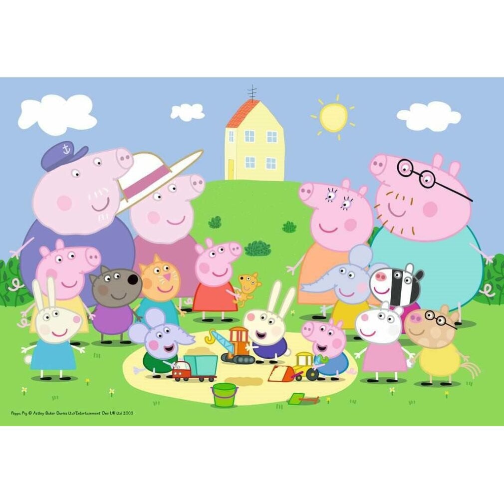 Ravensburger Peppa Pig Puzzel Zwembad in de zon, 35 stukjes