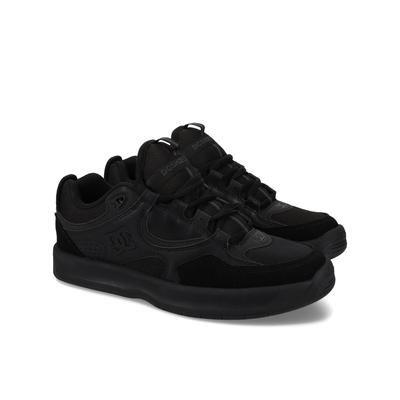 Skateschuh DC SHOES "Kalynx Zero", Herren, Gr. 7(39), schwarz (schwarz, schwarz, schwarz), Obermaterial: Leder (Kuh) / Futter: Textil / Außensohle: Gummi., Schuhe