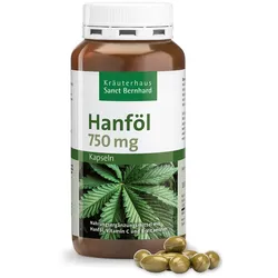 Hanföl-Kapseln 180 Kapseln - 206 g