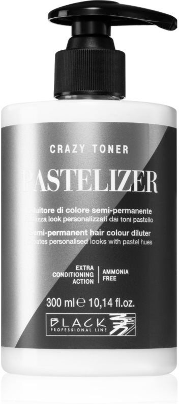 Black Professional Line Crazy Toner farbige Haartönung Pastelizer 300 ml