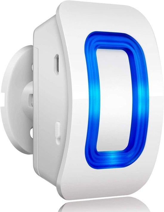 Bitiwend Draadloze Bewegingsmelder - Infrarood Sensor - Wit