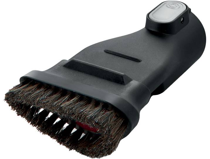 BOSCH 2-in-1 Kombidüse 2in1 Möbelpinsel und Polsterdüse BHZU2IN1N, schonende Reinigung , schwarz, B:7,6cm H:4,9cm T:14,8cm, Staubsaugerdüsen, für empfindliche Oberflächen und im Auto, Original-Zubehör, schwarz, 2-in-1 Kombidüse