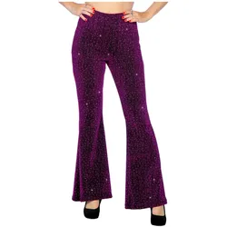 Wilbers Erwachsenenkostüm Party Glitzer Hose ausgestellt fuchsia Grösse XL/46-48 (46, 48, XL)
