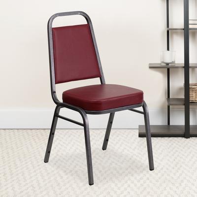Flash Furniture "4 Pack Trapezoidal Back Stacking Banquet Chair - 20.25""D x 17.5""W x 36""H"