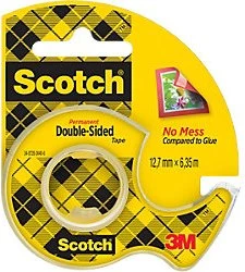 Scotch Klebefilmabroller Permanent Double-Sided gelb