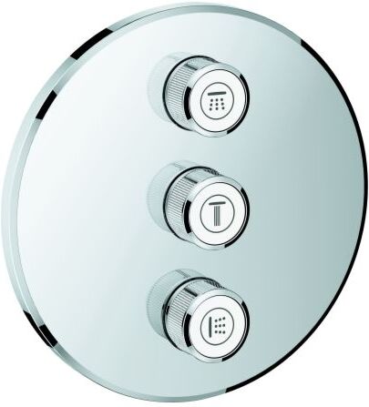 Grohe Grohtherm Smartcontrol Brausethermostat 29122000, chrom, 3-fach Unterputzventil