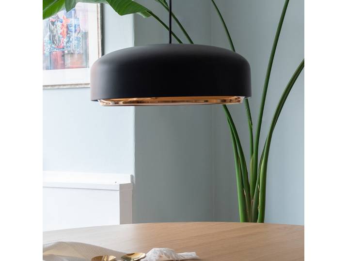 Hazel Pendelleuchte Medium Black - UMAGE Hazel Medium - Wohnzimmer - Design - Metall - Einflammig
