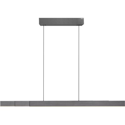 NEUHAUS PURE LED Pendelleuchte "PURE Moto-Rise", grau (platinfarben), 3, H: 35cm, 1 Stk., Leuchten, e-LIFT Funktion, e-SLIDE Funktion, Fernbedienung, LED Pendelleuchte