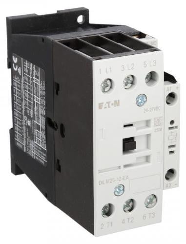 Eaton Magneetschakelaar 25A, 3-polig, 24V DC, DILM25-10-EA(RDC24)